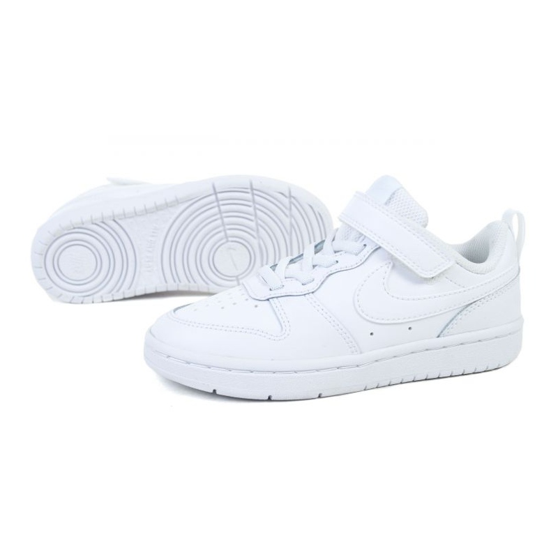 Nike Court Borough Low 2 Jr BQ5451-100 blanche 1 Nike Court Borough Low 2 Jr BQ5451-100 blanche 1
