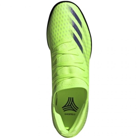 Chaussures de foot Adidas X Ghosted.3 Tf M EG8202 multicolore vert 1