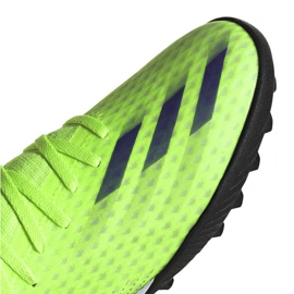 Chaussures de foot Adidas X Ghosted.3 Tf M EG8202 multicolore vert 2