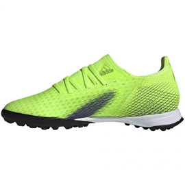 Chaussures de foot Adidas X Ghosted.3 Tf M EG8202 multicolore vert 5