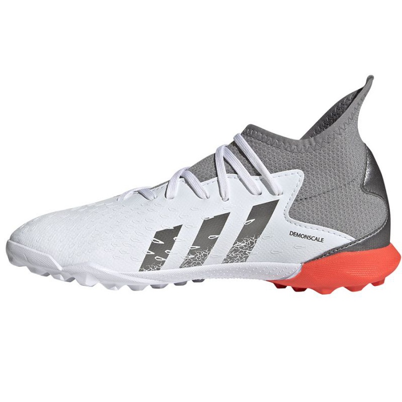 Chaussures de foot Adidas Predator Freak.3 Tf Jr FY6312 blanc blanc 1
