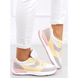 Baskets Nydia jaunes multicolore 2