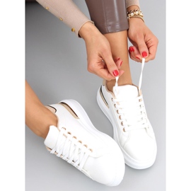 Baskets femme Silvia WH / BEIGE blanc 1