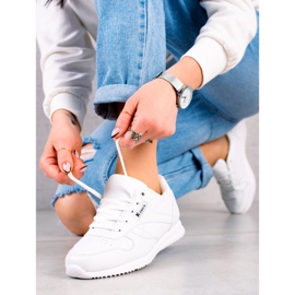 TRENDI Chaussures de sport classiques blanc 1