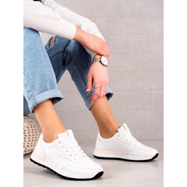 TRENDI Chaussures de sport blanches 1