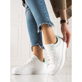 TRENDI Baskets blanches décontractées 3