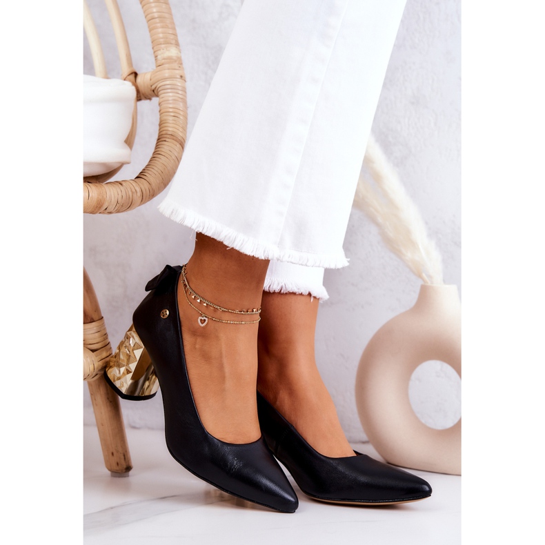 Escarpins En Cuir On A Bar Maciejka 05334-01 Noir le noir 2