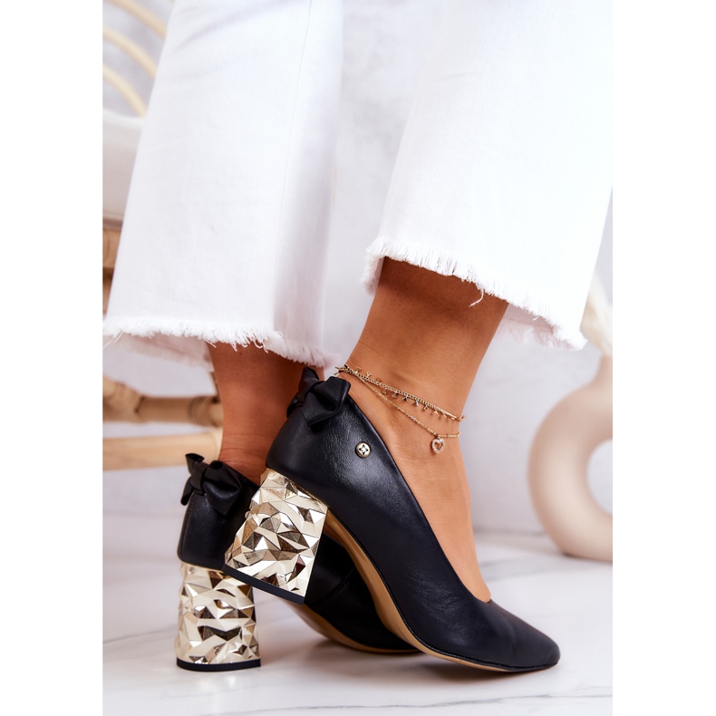 Escarpins En Cuir On A Bar Maciejka 05334-01 Noir le noir 1