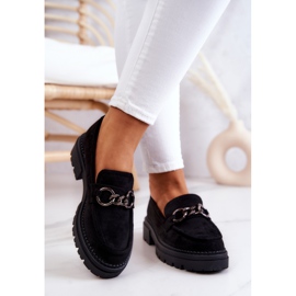 Mocassins en daim pour femmes La.Fi Black Willows le noir 3