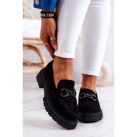 Mocassins en daim pour femmes La.Fi Black Willows noir 2
