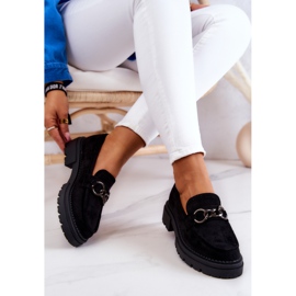 Mocassins en daim pour femmes La.Fi Black Willows le noir 6