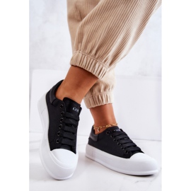 Baskets Femme GOE JJ2N4073 Noir blanche 2