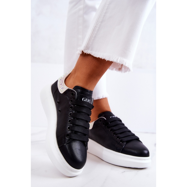 Chaussures Sport Femme GOE JJ2N4052 Noir-Blanc blanche le noir 2 Chaussures Sport Femme GOE JJ2N4052 Noir-Blanc blanche le noir 2