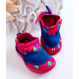 Chaussures de sport pour enfants pour l'eau ProWater 21-37-019B Rose bleu 2