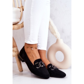 Mocassins en Daim Sergio Leone MK739 Noir 1