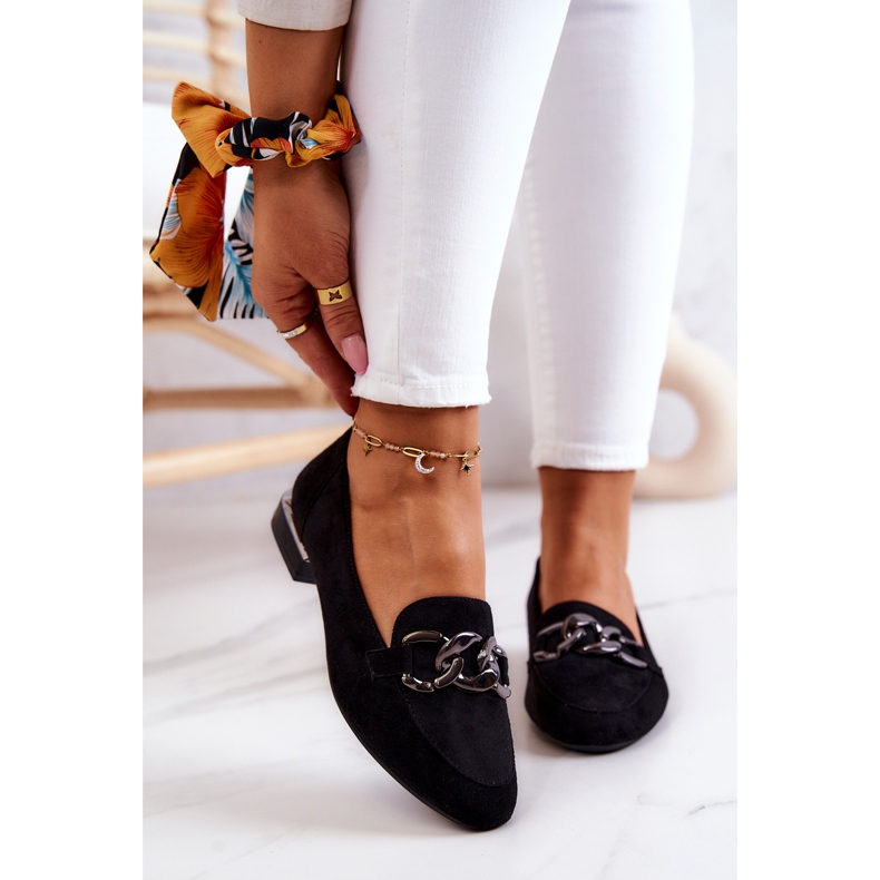 Mocassins en Daim Sergio Leone MK739 Noir le noir 2