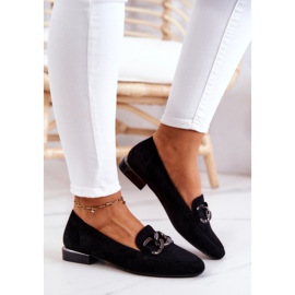 Mocassins en Daim Sergio Leone MK739 Noir le noir 4