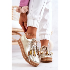 Maciejka 04550-25 Chaussures en Cuir Doré d'or 2 Maciejka 04550-25 Chaussures en Cuir Doré d'or 2