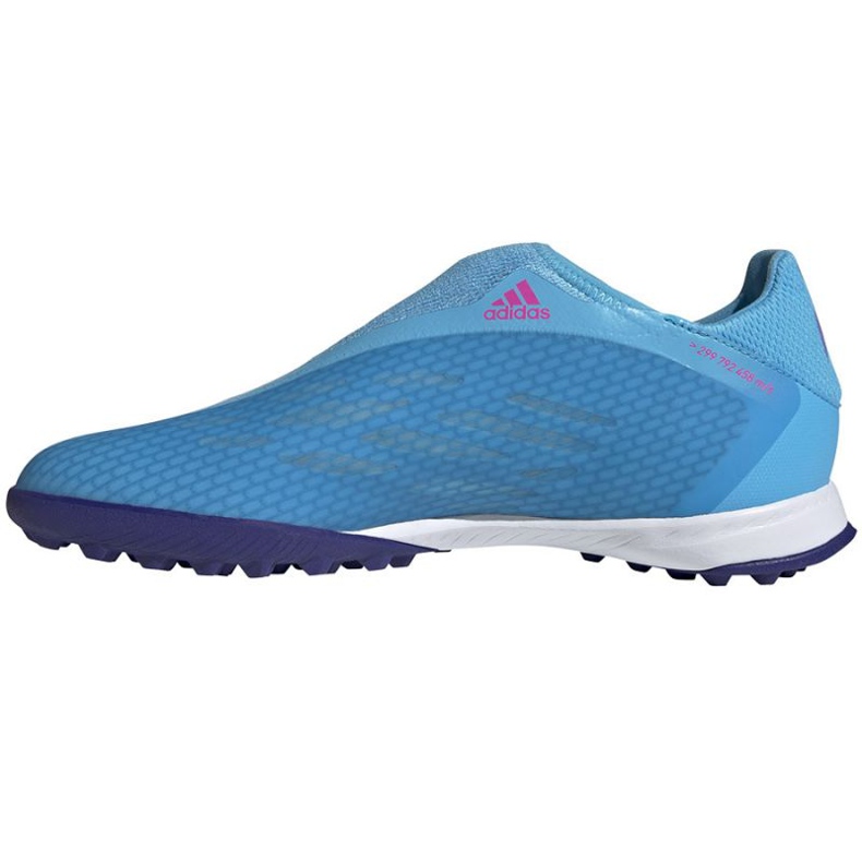 Chaussures Adidas X Speedflow.3 Ll Tf GW7500 bleu bleu 1 Chaussures Adidas X Speedflow.3 Ll Tf GW7500 bleu bleu 1