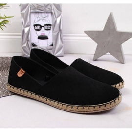 Espadrilles avec une coupe Vinceza W JAN82A noir le noir 2