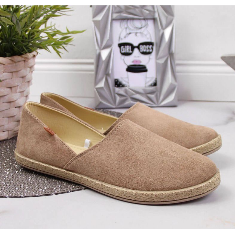 Espadrilles avec une coupe Vinceza W JAN82B beige 2