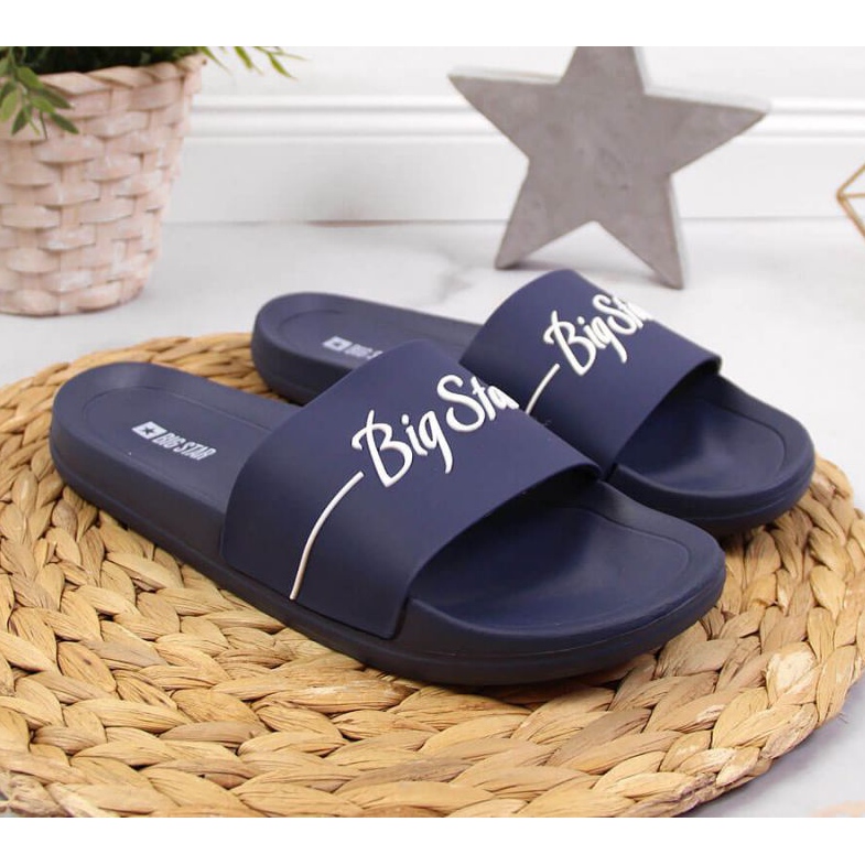 Chaussons de plage Big Star W JJ274A299 bleu marine 2