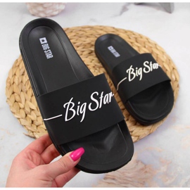 Chaussons de piscine Big Star W JJ274A300 noirs 1