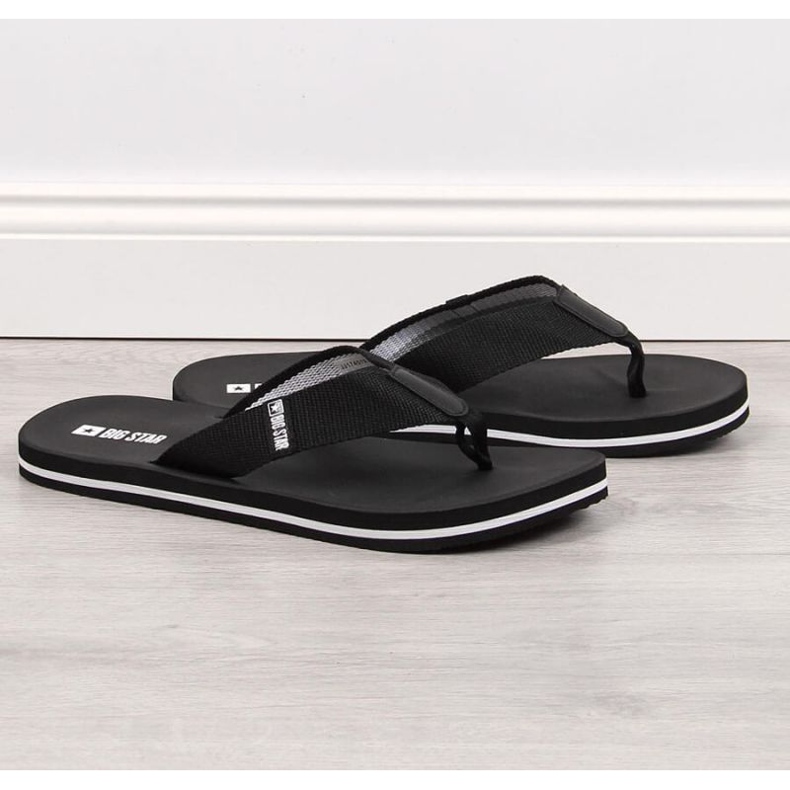 Chaussons de piscine Big Star M JJ174519 noir le noir 2 Chaussons de piscine Big Star M JJ174519 noir le noir 2