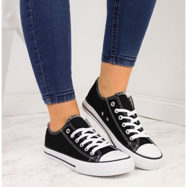 Baskets basses textile Atletico W ATC266A noir le noir 3