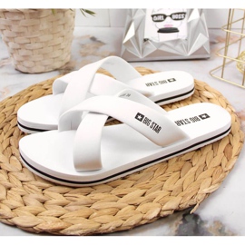Blanc Chaussons de piscine Big Star W JJ274A339 2