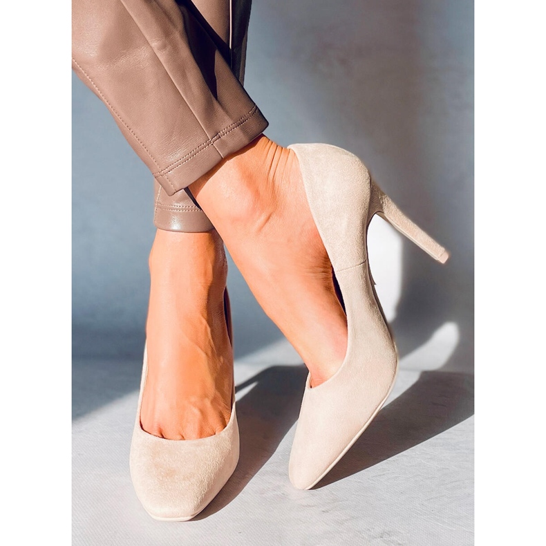 Escarpins femme Editta Beige 1 Escarpins femme Editta Beige 1