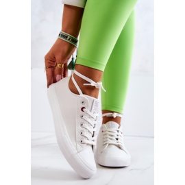 Baskets basses en cuir Big Star JJ274007 Blanc 1