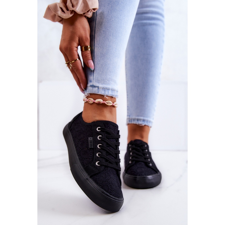 Baskets Ajourées Big Star JJ274064 Noir le noir 2