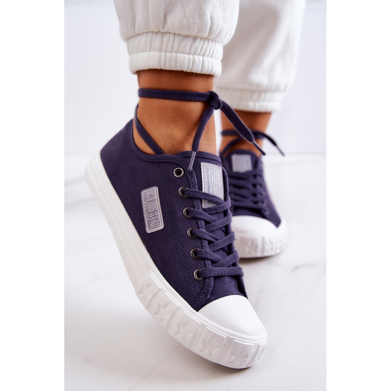 Baskets Classiques Femme Big Star JJ274494 Bleu Marine 2 Baskets Classiques Femme Big Star JJ274494 Bleu Marine 2