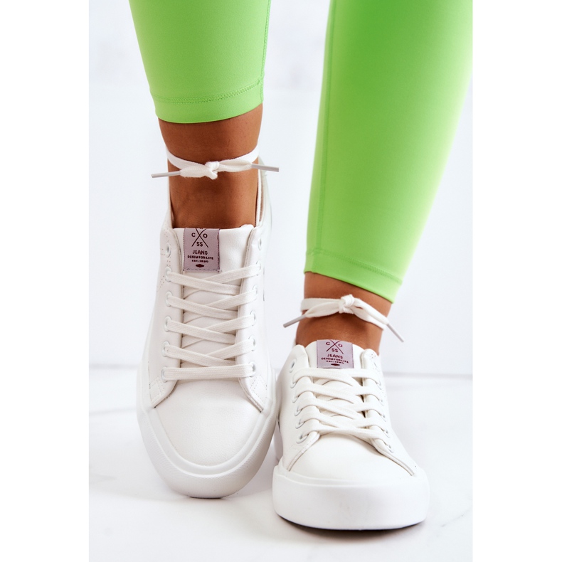 Baskets Basses Femme Cross Jeans JJ2R4053C Blanc 2