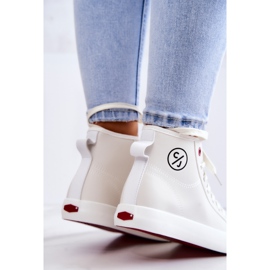 High Cross Jeans JJ2R4056C Baskets blanches pour femmes 4