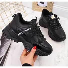 Sneakers sur semelle épaisse News W EVE258A noir 1