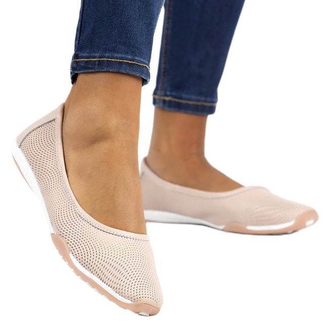 Ballerines en cuir rose ajouré Filippo DP3681/22 PI 6