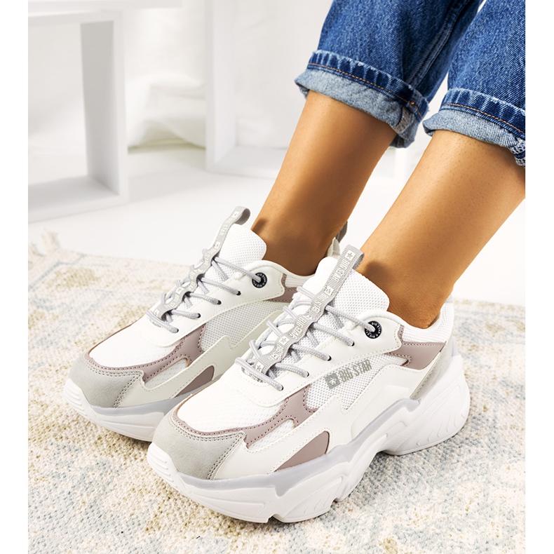 Baskets blanches Big Star HH274255 beige 1 Baskets blanches Big Star HH274255 beige 1