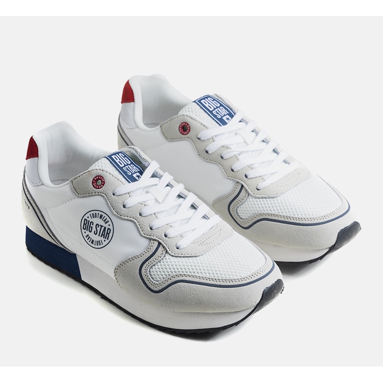 Baskets blanches homme Big Star JJ174141 1 Baskets blanches homme Big Star JJ174141 1