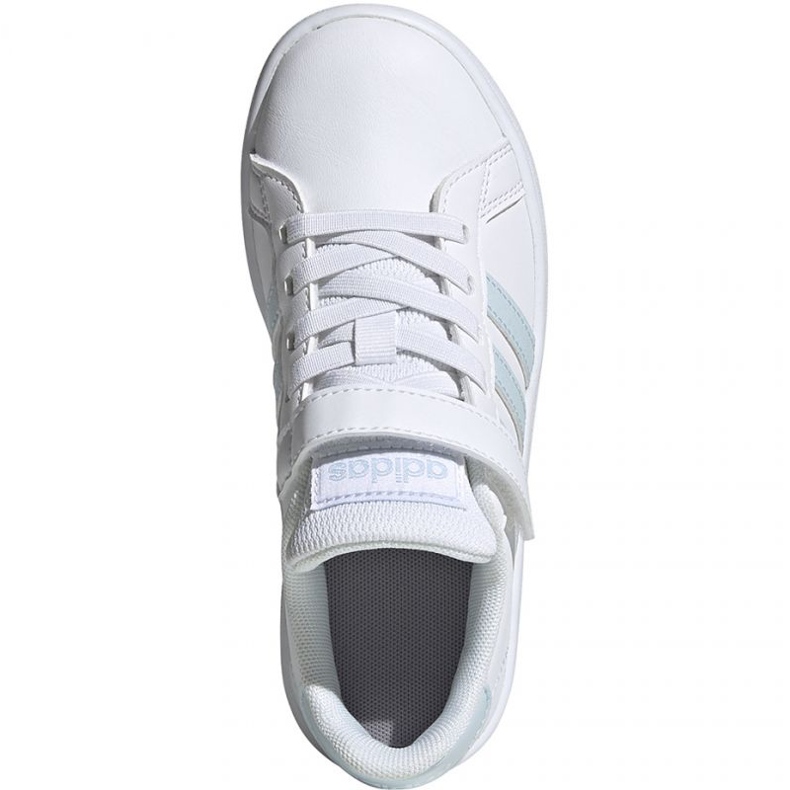 Chaussures Adidas Grand Court C Jr EG6738 blanche 1 Chaussures Adidas Grand Court C Jr EG6738 blanche 1