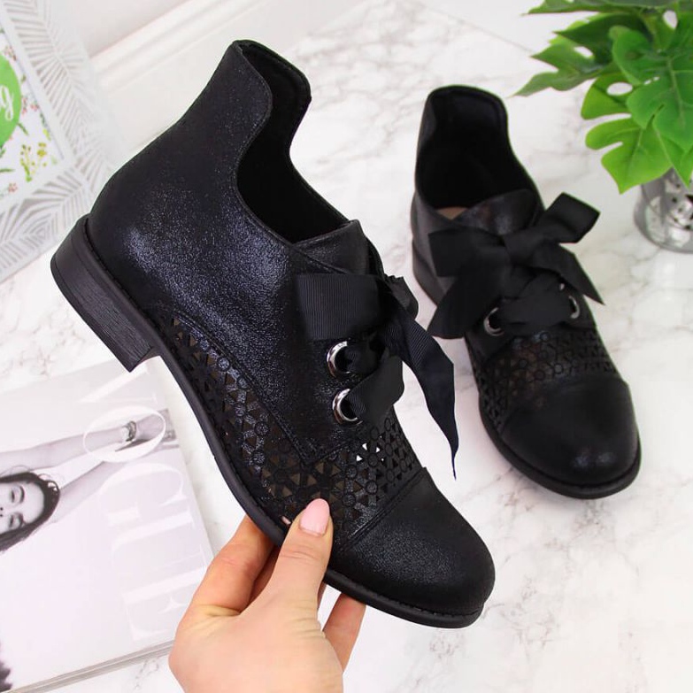 Bottines Spring ajourées Jezzi W JEZ319A noir le noir 1