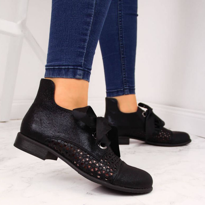 Bottines Spring ajourées Jezzi W JEZ319A noir le noir 2