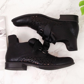 Bottines Spring ajourées Jezzi W JEZ319A noir le noir 4