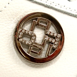 Chaussures de sport pour femmes attachées Filippo DP3547 / 22 WH Blanc argent 5