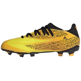 Chaussures de football Adidas X Speedflow Messi.3 Fg Jr GW7420 jaune jaunes 1