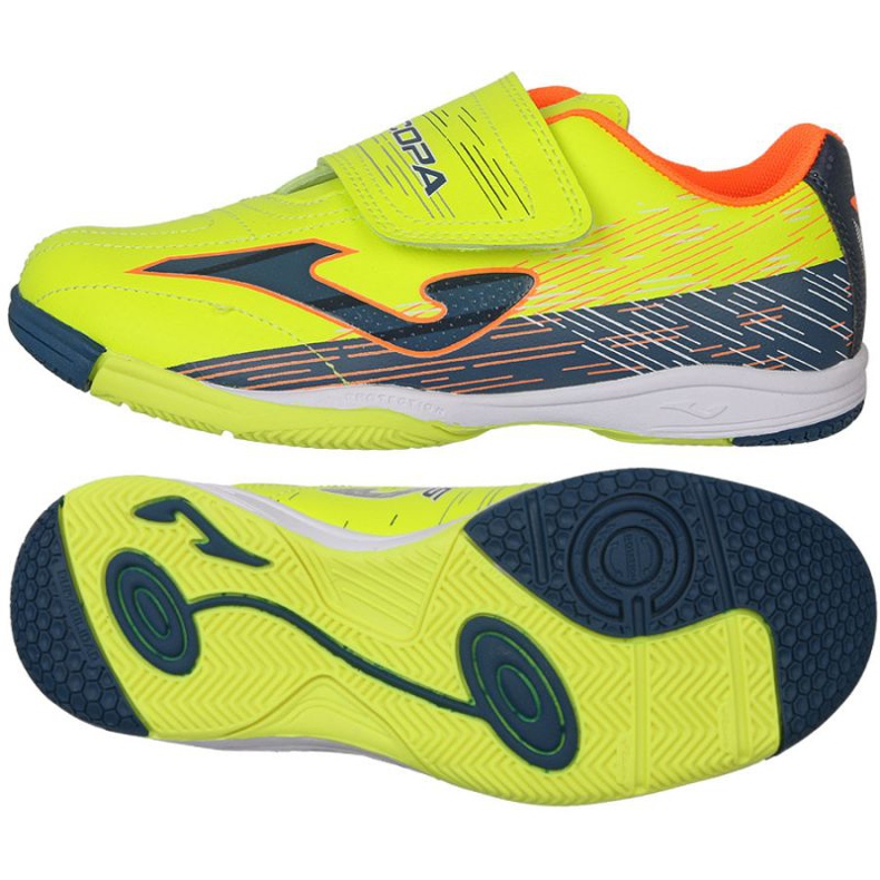 Chaussures de football Joma Super Copa 2209 Jr SCJS2209INV jaune jaunes 1