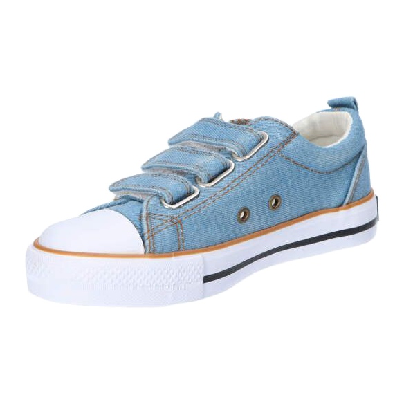 Baskets American Club LH73/22 en jean bleu 2