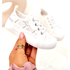 Baskets Ajourées Big Star JJ374134 Blanc blanche 2