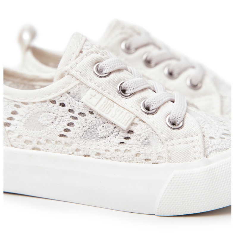Baskets Ajourées Big Star JJ374134 Blanc blanche 3